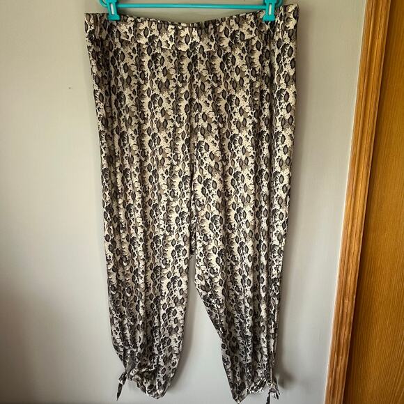 Kate & Mallory Brown / Black Patterned Pants Size 3X - Picture 14 of 14